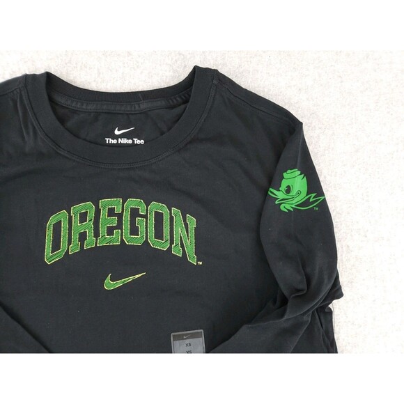 Nike Oregon Ducks Women's Crop Top Extra Small XS Loose Fit University Football - Picture 10 of 12
